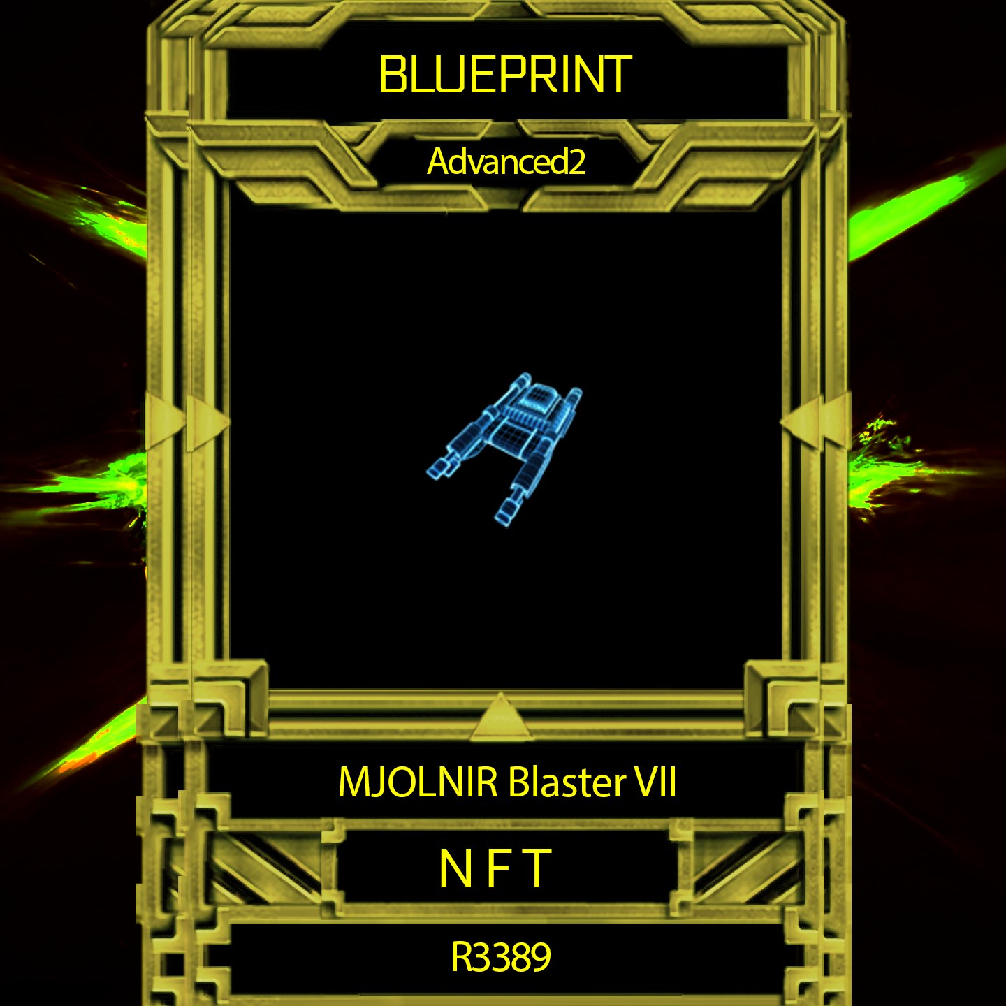 NFT MJOLNIR Blaster VII with Serial  111952 from HBAR NFT Collection  Vavelverse