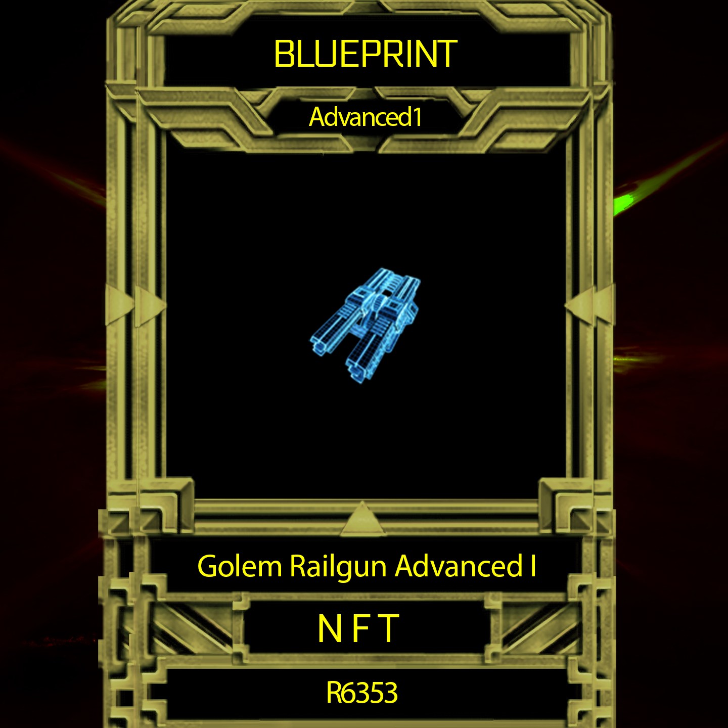 NFT Golem Railgun Advanced I with Serial  131677 from HBAR NFT Collection  Vavelverse
